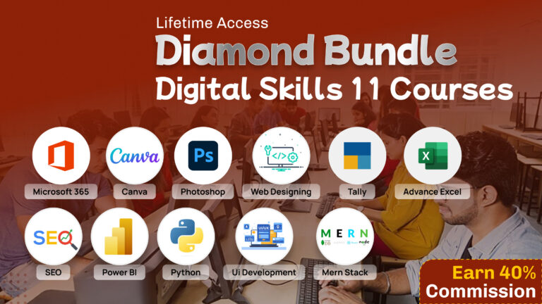 Digital Skills 11 Course Bundle With Lifetime Access